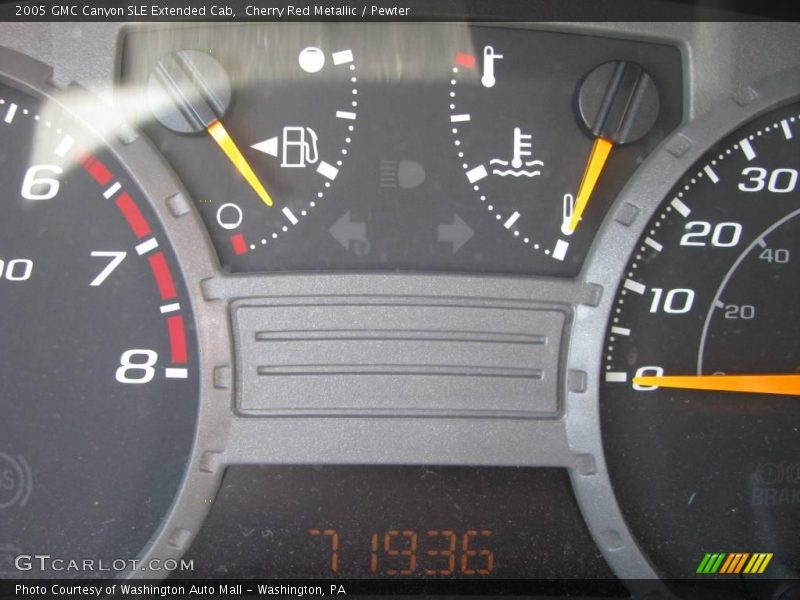 Cherry Red Metallic / Pewter 2005 GMC Canyon SLE Extended Cab
