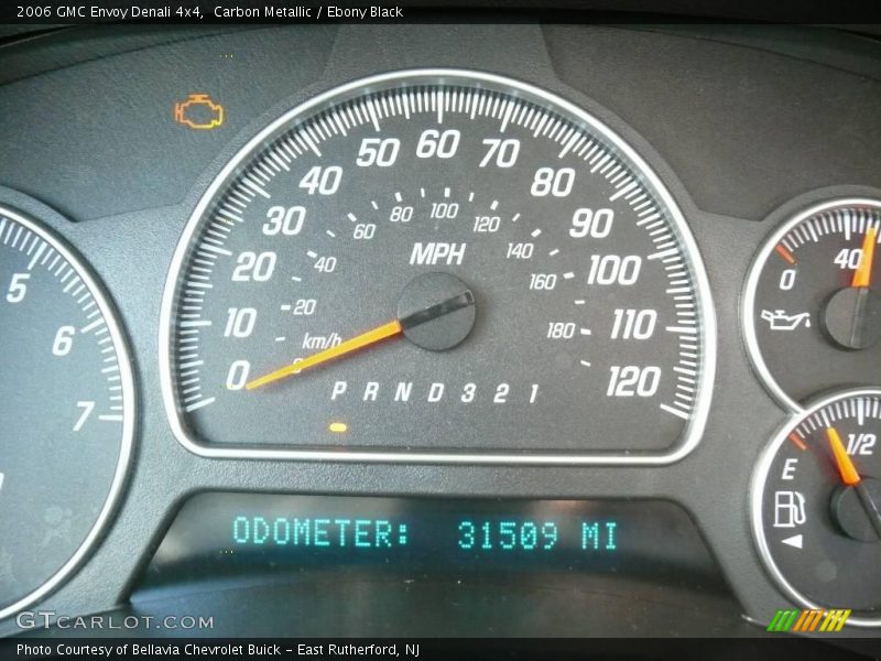 Carbon Metallic / Ebony Black 2006 GMC Envoy Denali 4x4