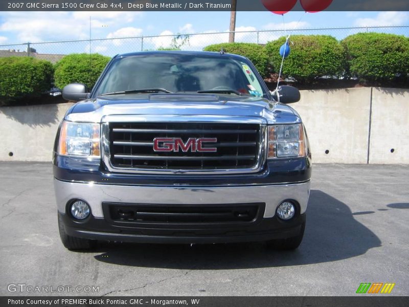 Deep Blue Metallic / Dark Titanium 2007 GMC Sierra 1500 Crew Cab 4x4