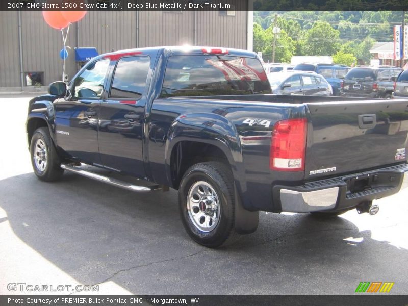 Deep Blue Metallic / Dark Titanium 2007 GMC Sierra 1500 Crew Cab 4x4