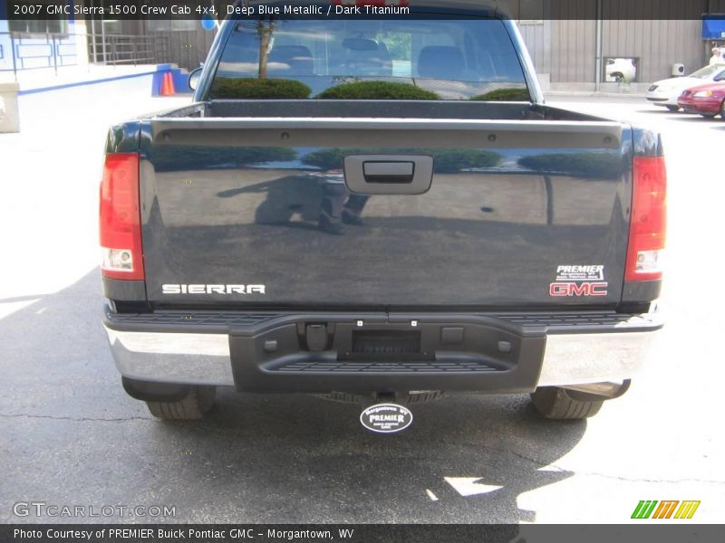 Deep Blue Metallic / Dark Titanium 2007 GMC Sierra 1500 Crew Cab 4x4