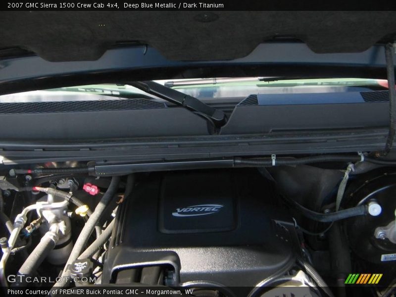 Deep Blue Metallic / Dark Titanium 2007 GMC Sierra 1500 Crew Cab 4x4
