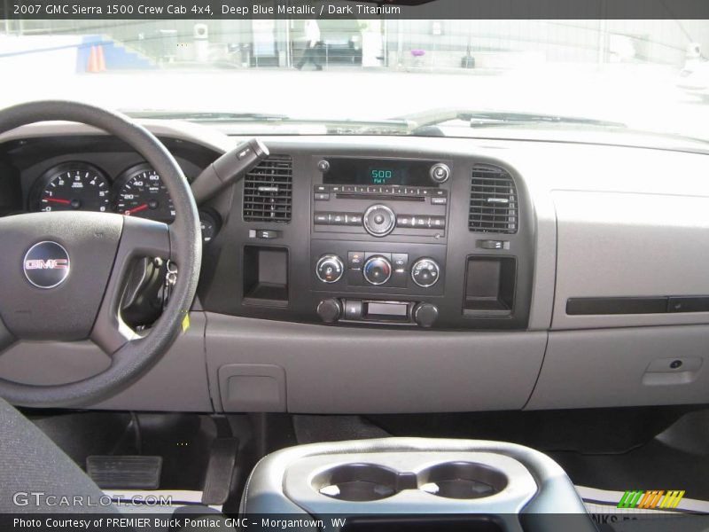 Deep Blue Metallic / Dark Titanium 2007 GMC Sierra 1500 Crew Cab 4x4