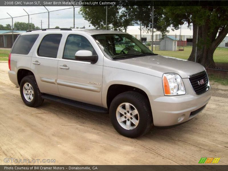 Silver Birch Metallic / Cocoa/Light Cashmere 2008 GMC Yukon SLT