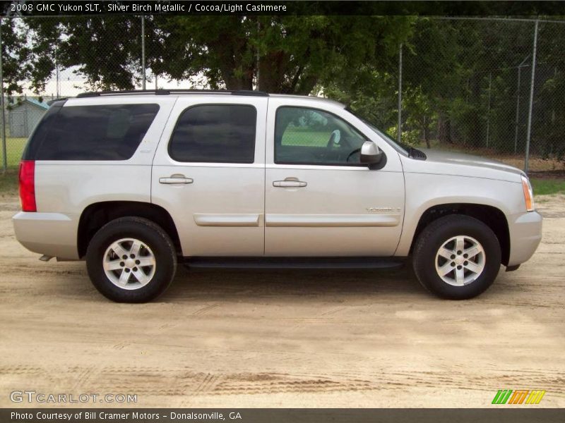Silver Birch Metallic / Cocoa/Light Cashmere 2008 GMC Yukon SLT