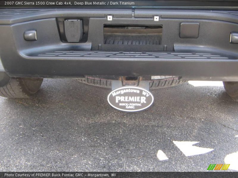Deep Blue Metallic / Dark Titanium 2007 GMC Sierra 1500 Crew Cab 4x4
