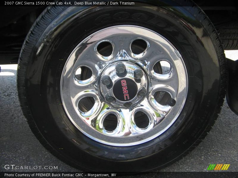 Deep Blue Metallic / Dark Titanium 2007 GMC Sierra 1500 Crew Cab 4x4