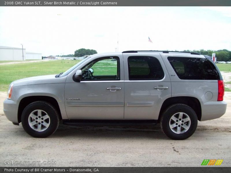 Silver Birch Metallic / Cocoa/Light Cashmere 2008 GMC Yukon SLT