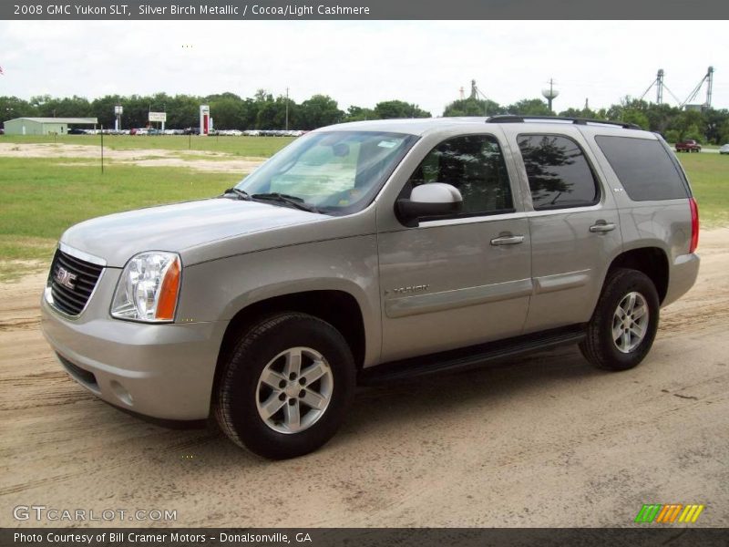 Silver Birch Metallic / Cocoa/Light Cashmere 2008 GMC Yukon SLT