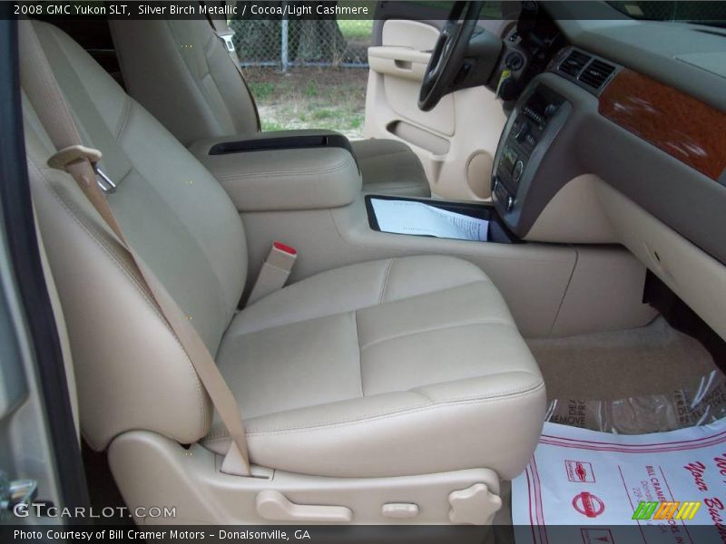 Silver Birch Metallic / Cocoa/Light Cashmere 2008 GMC Yukon SLT