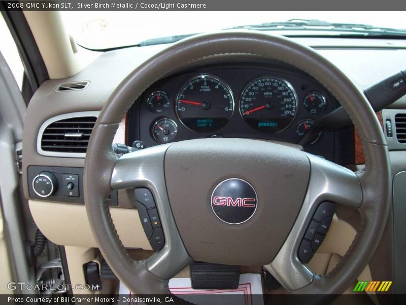 Silver Birch Metallic / Cocoa/Light Cashmere 2008 GMC Yukon SLT