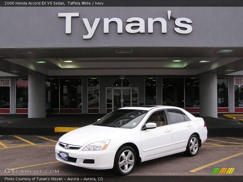 Taffeta White / Ivory 2006 Honda Accord EX V6 Sedan