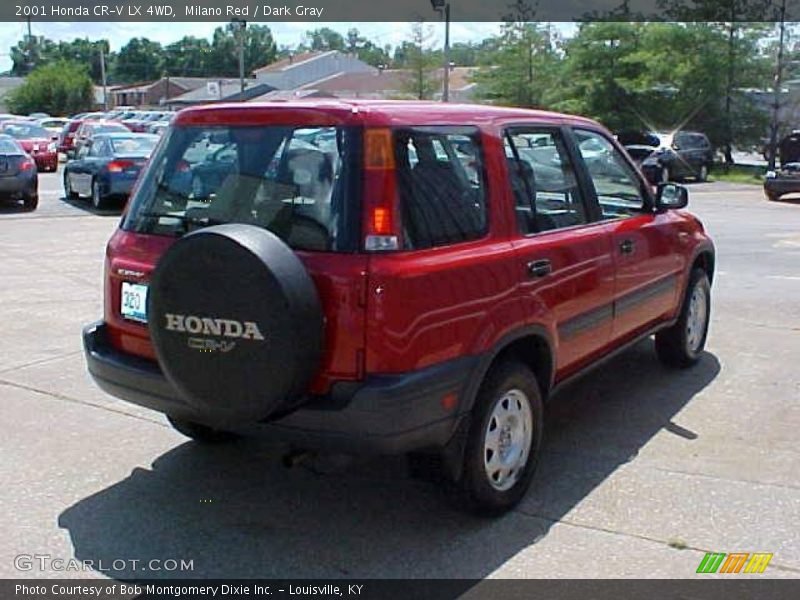 Milano Red / Dark Gray 2001 Honda CR-V LX 4WD