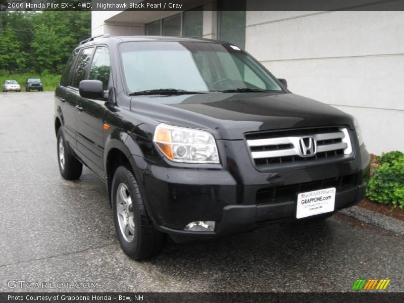 Nighthawk Black Pearl / Gray 2006 Honda Pilot EX-L 4WD