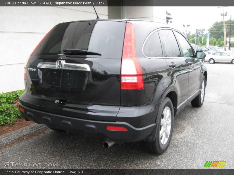 Nighthawk Black Pearl / Black 2008 Honda CR-V EX 4WD