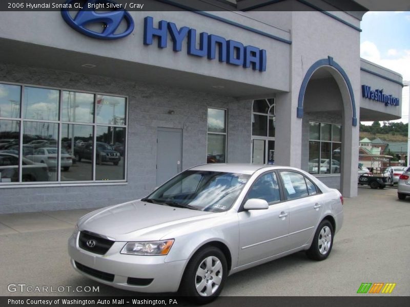 Bright Silver / Gray 2006 Hyundai Sonata GL
