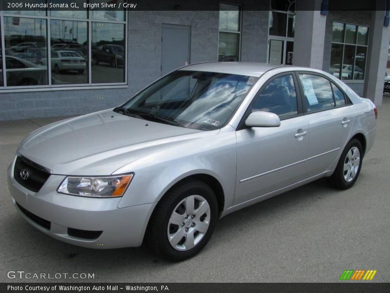 Bright Silver / Gray 2006 Hyundai Sonata GL