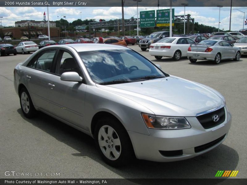 Bright Silver / Gray 2006 Hyundai Sonata GL