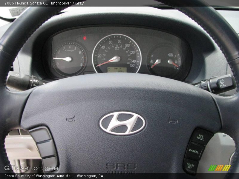 Bright Silver / Gray 2006 Hyundai Sonata GL