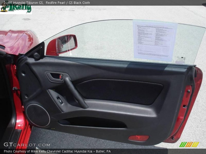 Redfire Pearl / GS Black Cloth 2008 Hyundai Tiburon GS