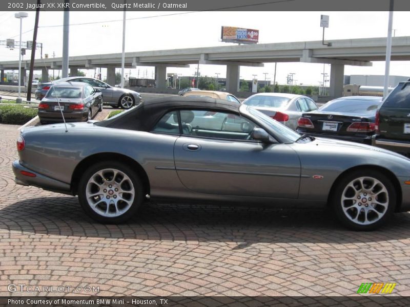 Quartz Metallic / Oatmeal 2002 Jaguar XK XKR Convertible