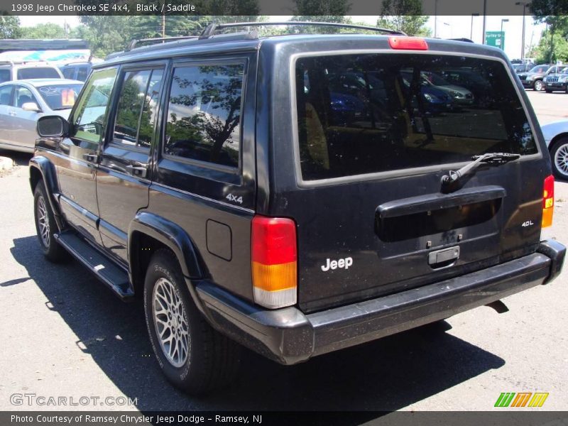 Black / Saddle 1998 Jeep Cherokee SE 4x4