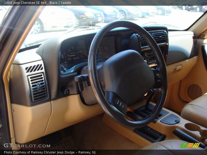 Black / Saddle 1998 Jeep Cherokee SE 4x4