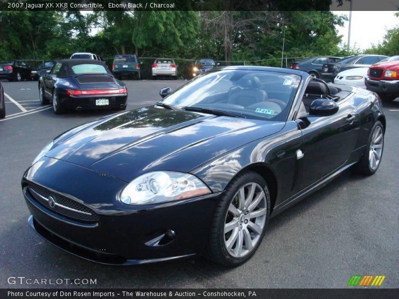 Ebony Black / Charcoal 2007 Jaguar XK XK8 Convertible