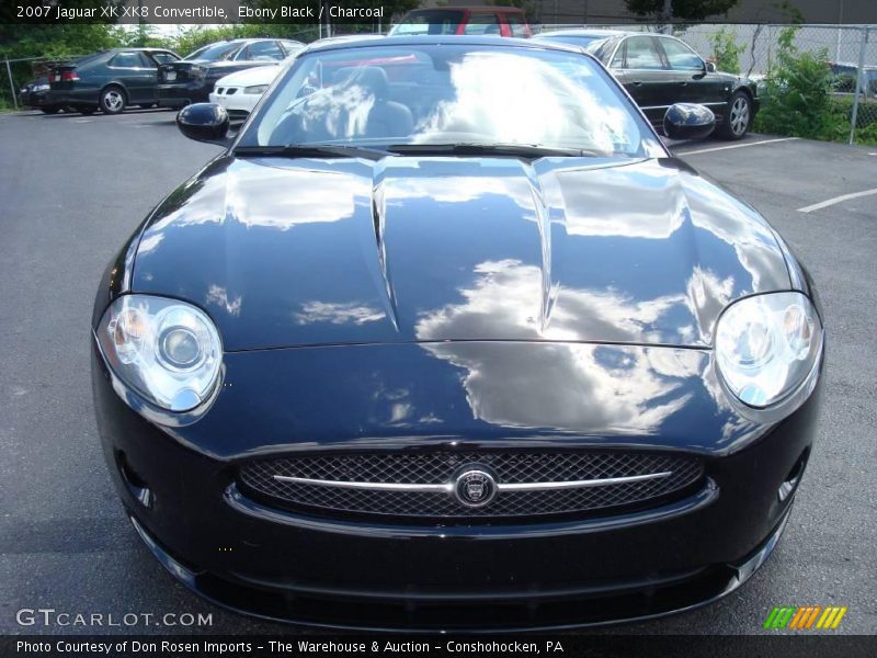 Ebony Black / Charcoal 2007 Jaguar XK XK8 Convertible