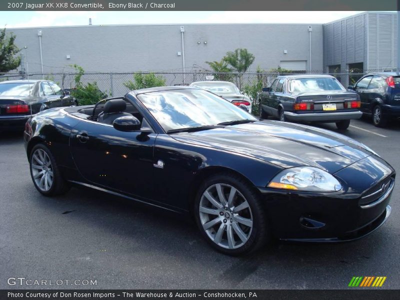 Ebony Black / Charcoal 2007 Jaguar XK XK8 Convertible
