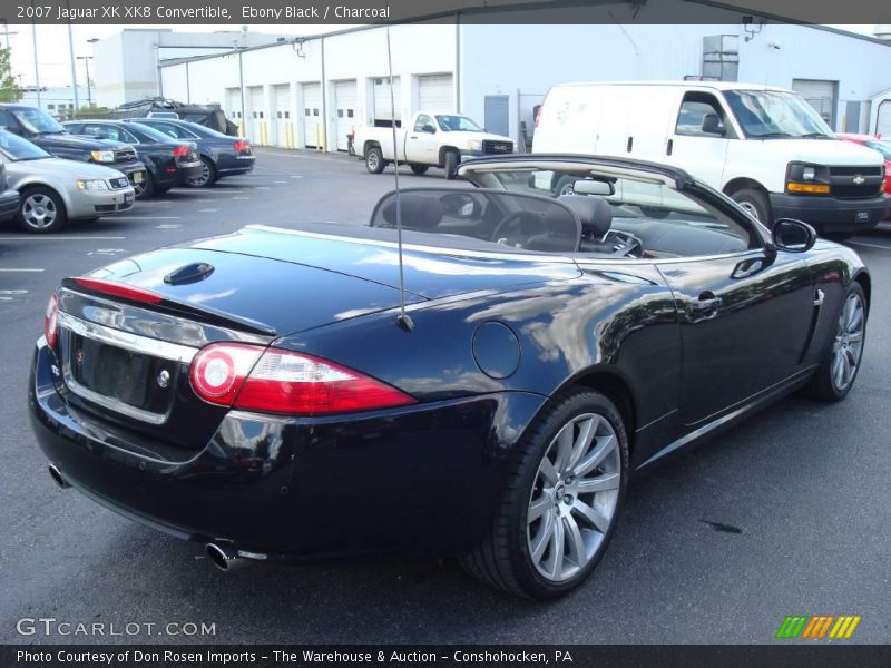 Ebony Black / Charcoal 2007 Jaguar XK XK8 Convertible