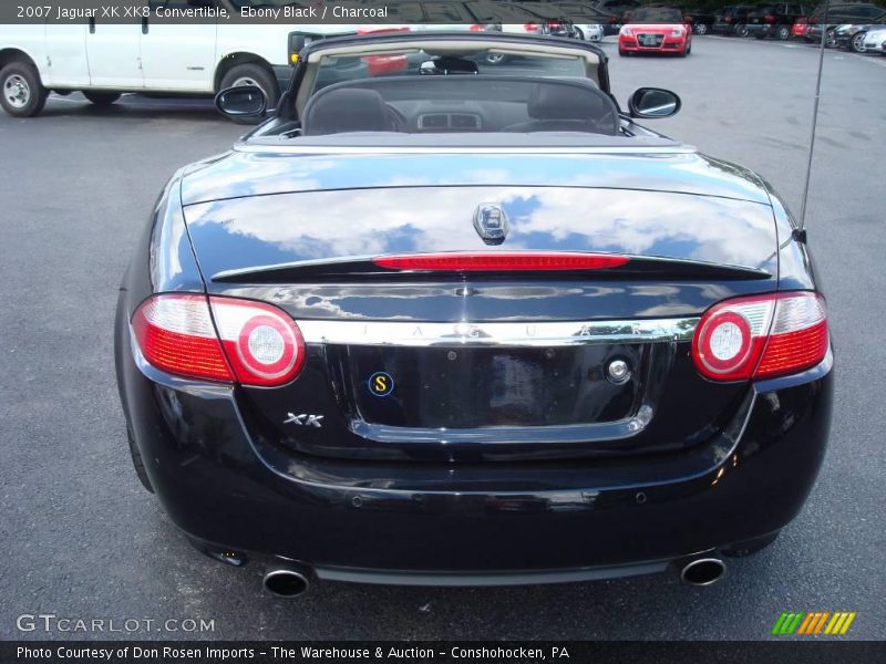 Ebony Black / Charcoal 2007 Jaguar XK XK8 Convertible