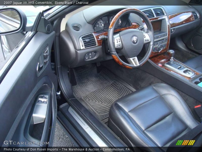Ebony Black / Charcoal 2007 Jaguar XK XK8 Convertible