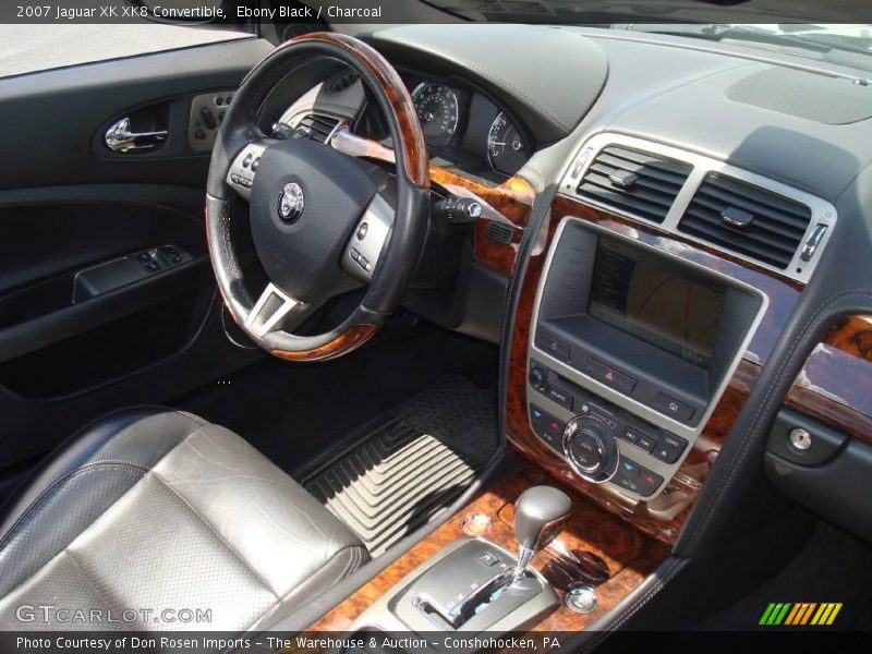 Ebony Black / Charcoal 2007 Jaguar XK XK8 Convertible