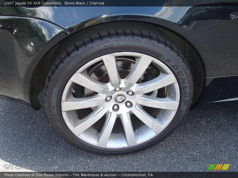 Ebony Black / Charcoal 2007 Jaguar XK XK8 Convertible