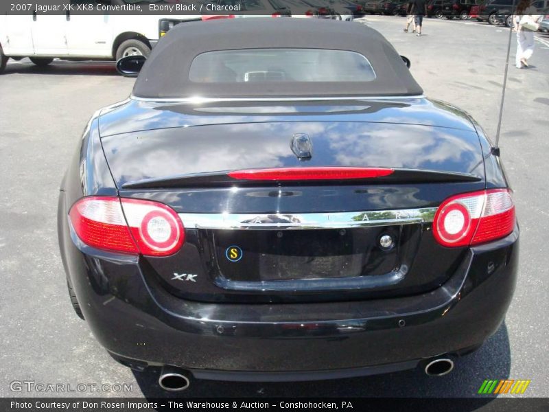 Ebony Black / Charcoal 2007 Jaguar XK XK8 Convertible