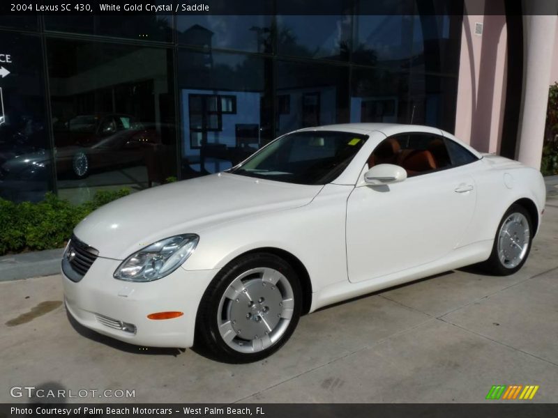 White Gold Crystal / Saddle 2004 Lexus SC 430