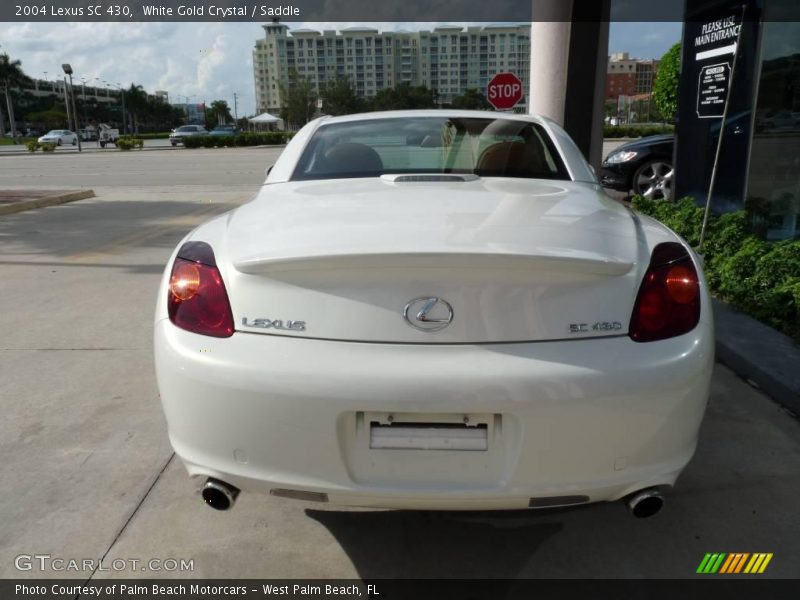White Gold Crystal / Saddle 2004 Lexus SC 430
