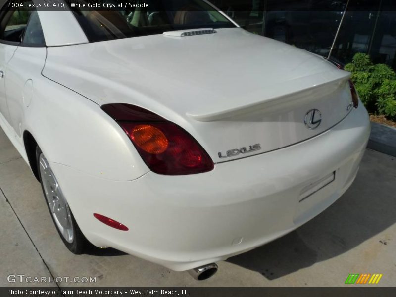White Gold Crystal / Saddle 2004 Lexus SC 430