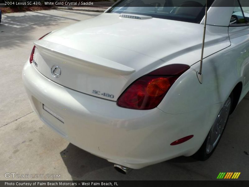 White Gold Crystal / Saddle 2004 Lexus SC 430