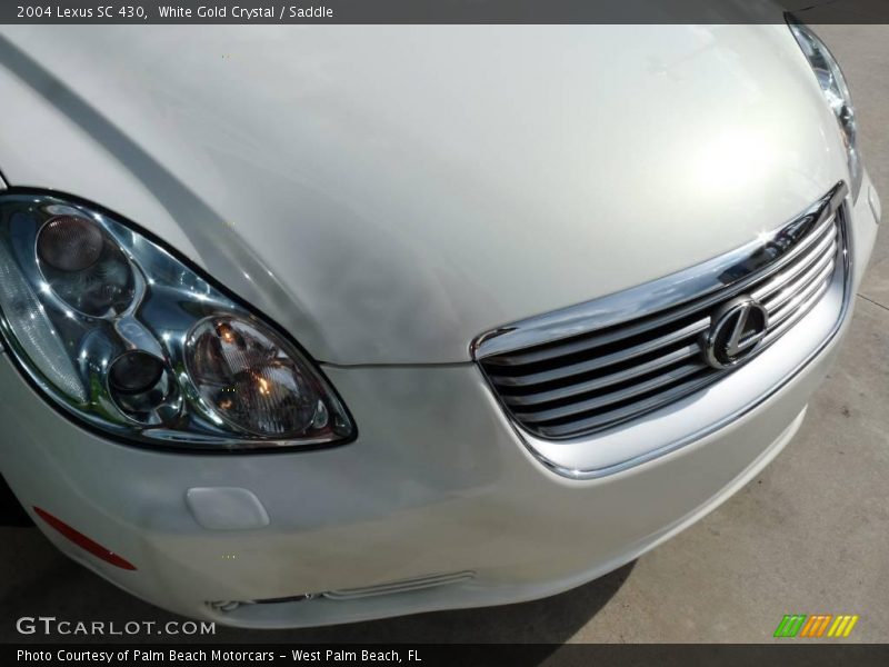 White Gold Crystal / Saddle 2004 Lexus SC 430