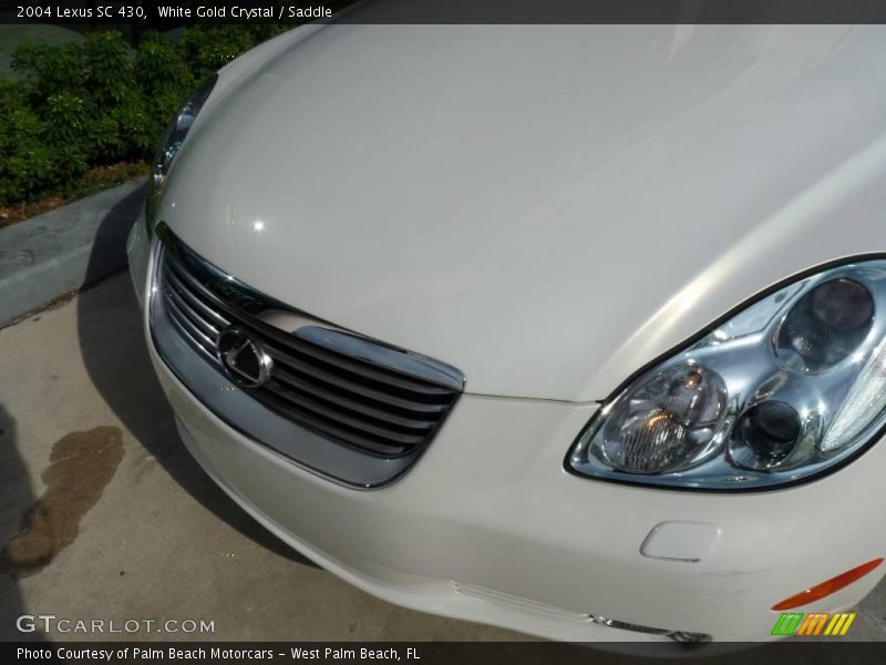 White Gold Crystal / Saddle 2004 Lexus SC 430