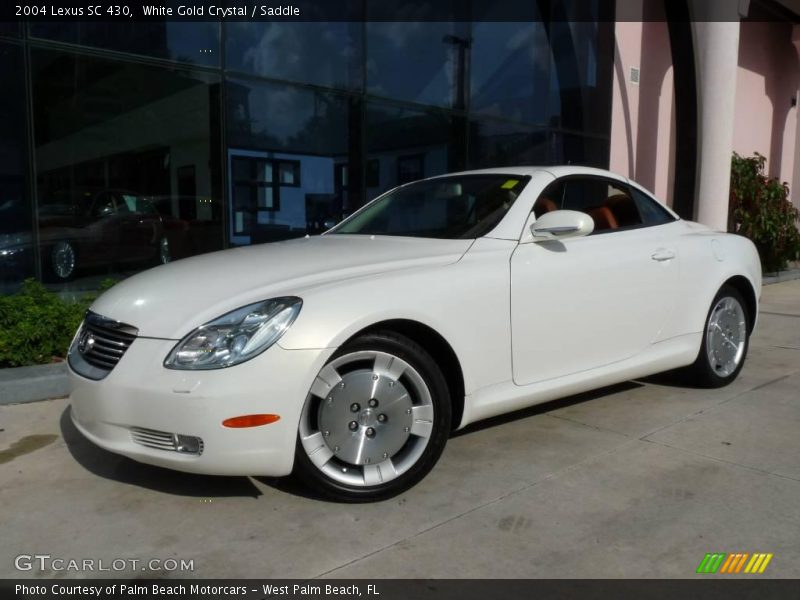 White Gold Crystal / Saddle 2004 Lexus SC 430