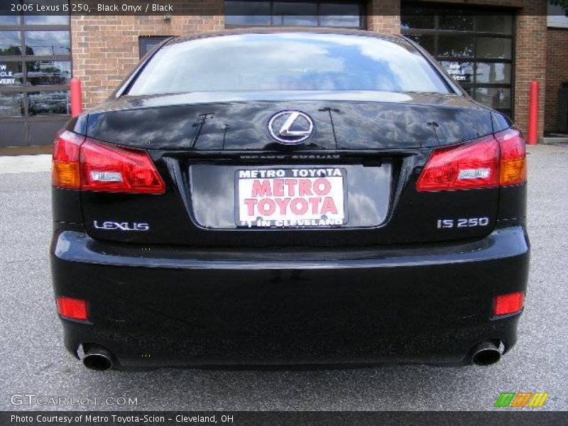 Black Onyx / Black 2006 Lexus IS 250