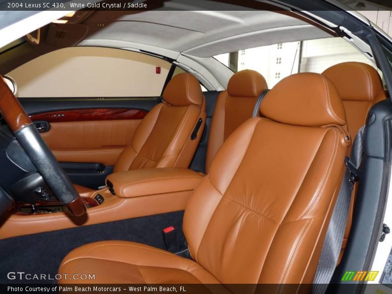 White Gold Crystal / Saddle 2004 Lexus SC 430
