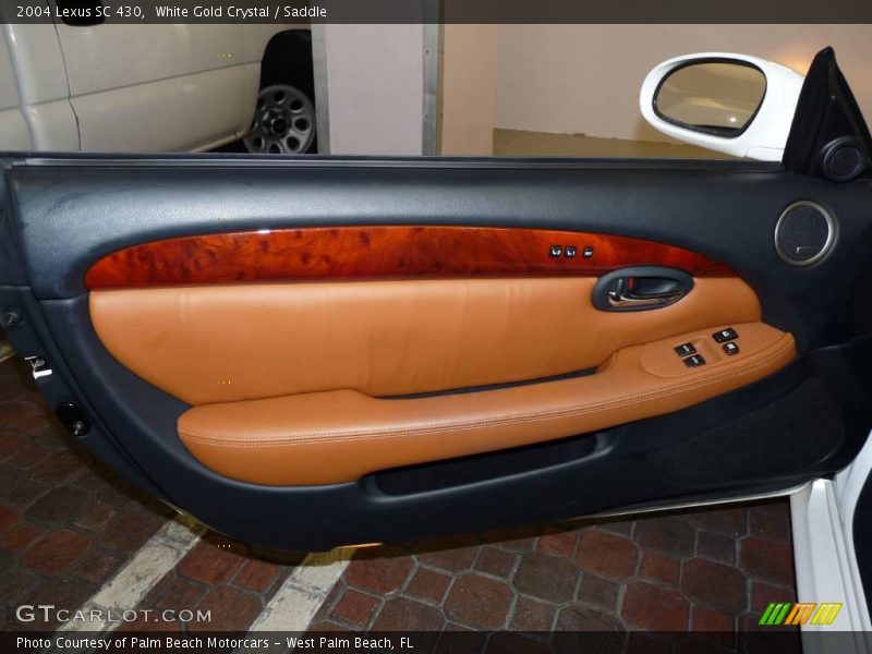 White Gold Crystal / Saddle 2004 Lexus SC 430