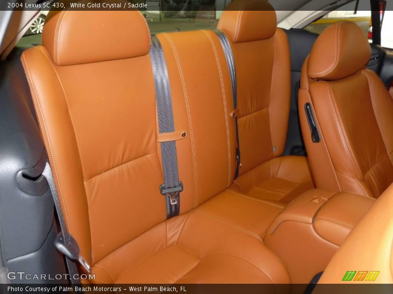 White Gold Crystal / Saddle 2004 Lexus SC 430