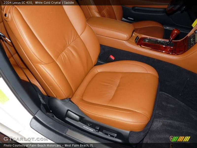 White Gold Crystal / Saddle 2004 Lexus SC 430