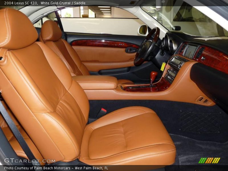 White Gold Crystal / Saddle 2004 Lexus SC 430