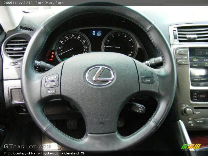 Black Onyx / Black 2006 Lexus IS 250